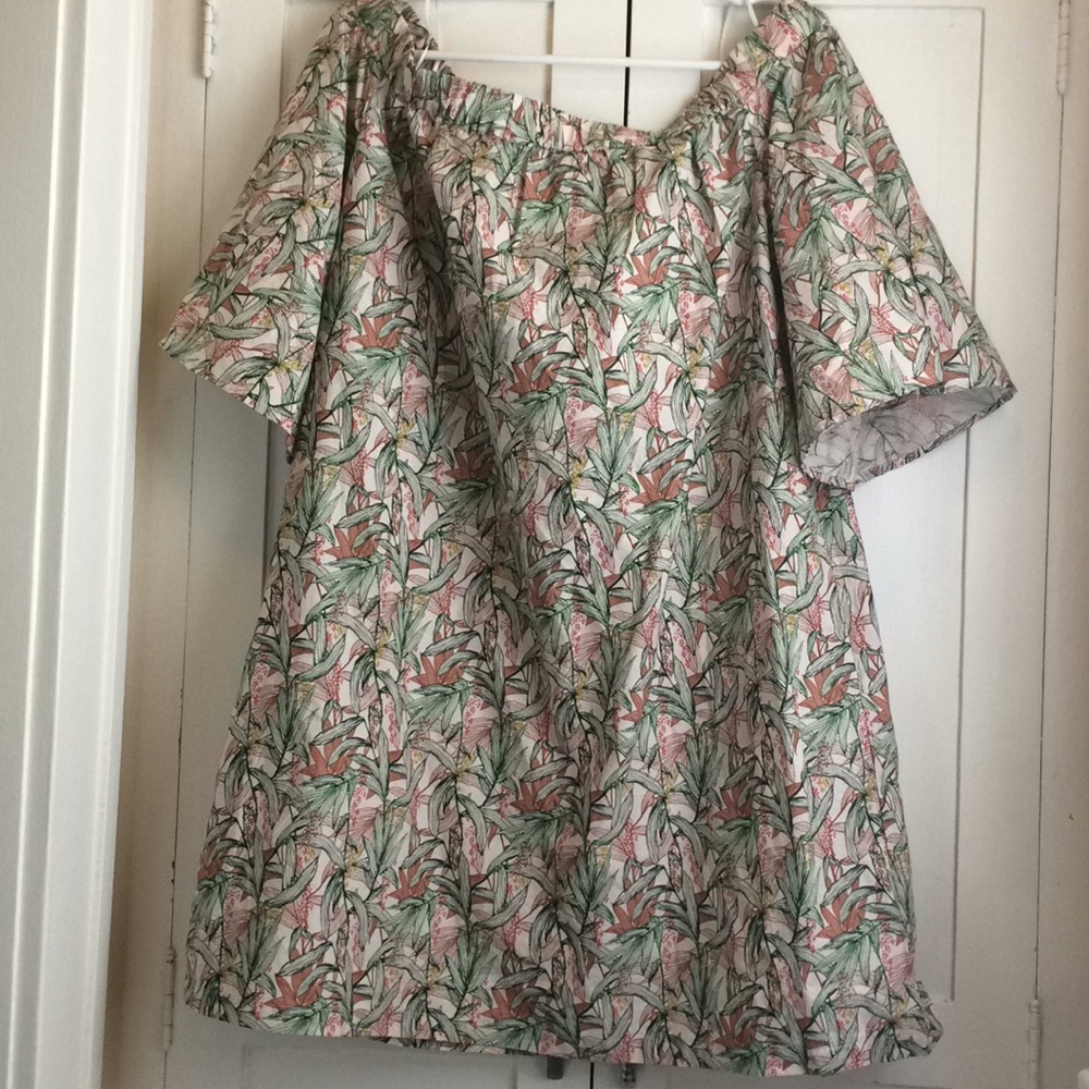 NWT H&M Cotton Print Dress 10